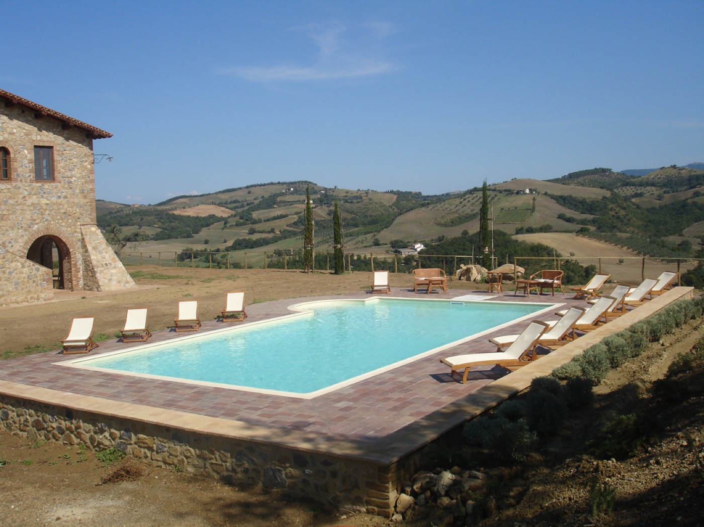Pool over the valley